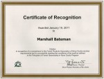 Marshall Bateman - Forest Products of Nova Scotia - Audit Certificate