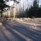Frozen ground conditions with no snow!