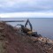 Removal progressed quickly due to a work method which allowed both machines to load the forwarder at the same time.