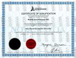 Marshall Bateman Red Seal Certificate